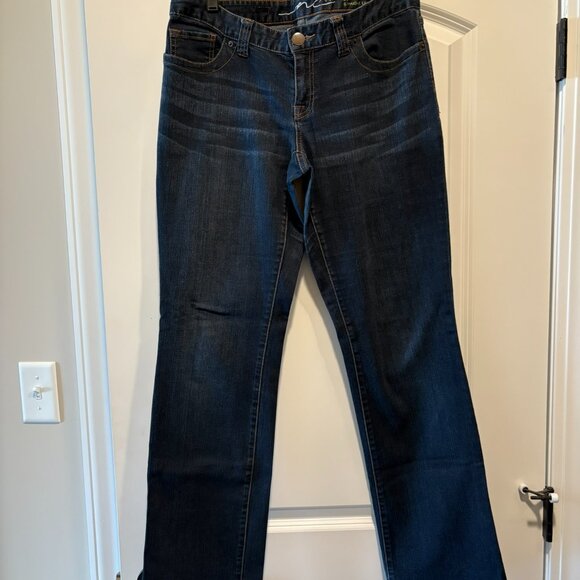INC International Concepts Dark Blue Straight Leg Jeans - Picture 1 of 6